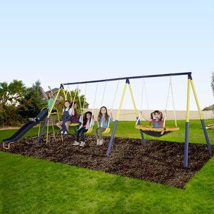 Crafted with heavy-duty 2-inch powder-coated steel tubes for more durability Two